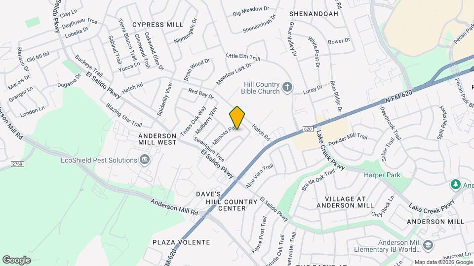 1309 Piney Creek Ln Map and Location Details