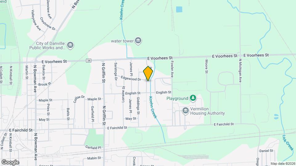 1109 Koehn Dr Map and Location Details