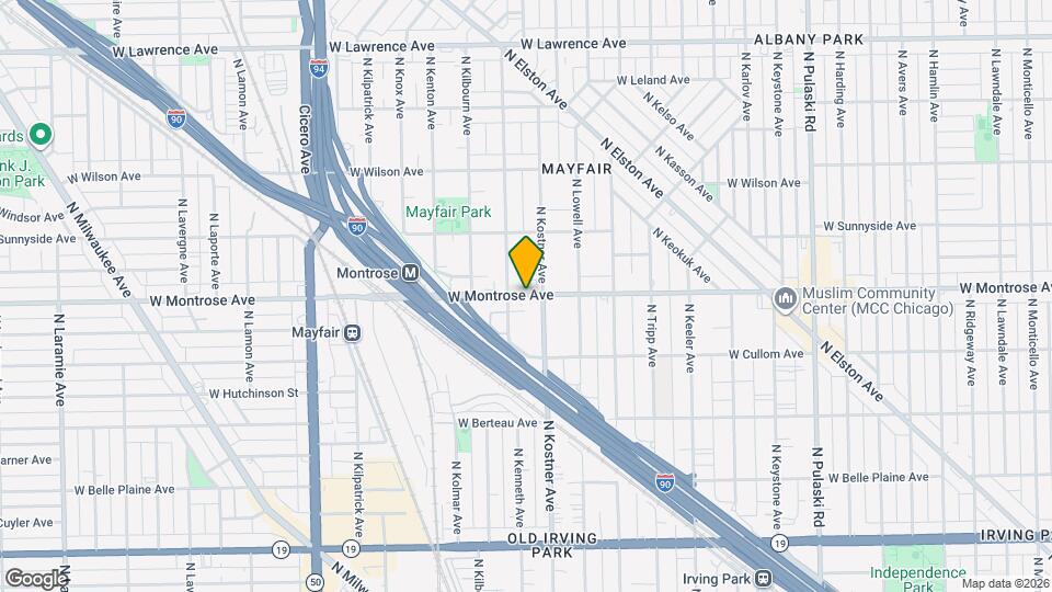 4413 W Montrose Ave, Unit 3 Mapa y Detalles de la Ubicación