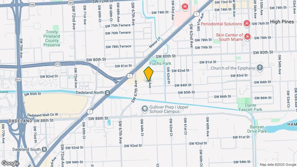 8320 SW 65th Ave Map and Location Details