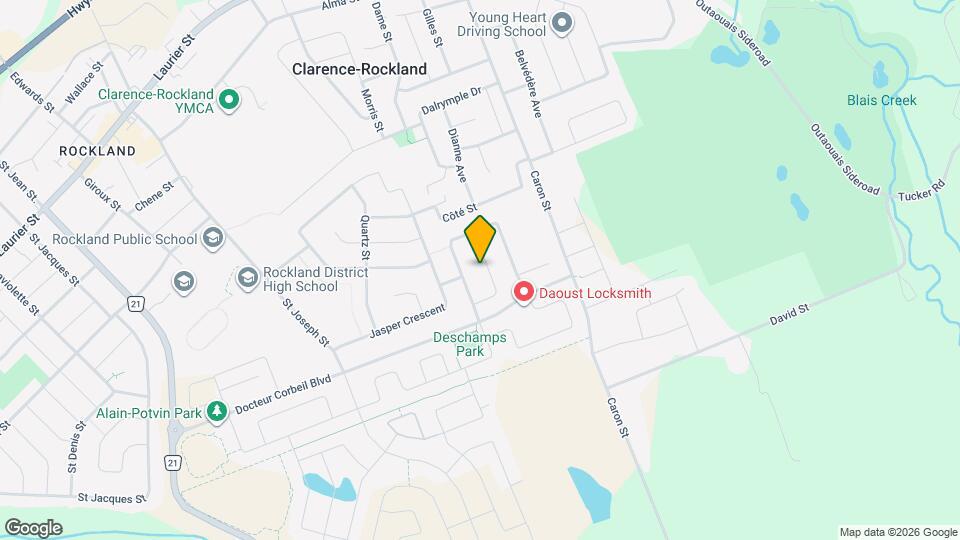 270 Mica Crescent Map and Location Details