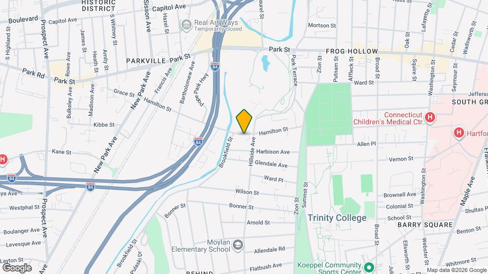 107 Hamilton St Map and Location Details