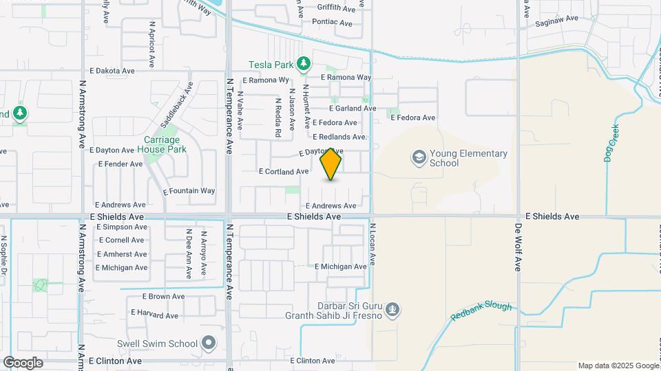 3083 N Stanley Ave Map and Location Details