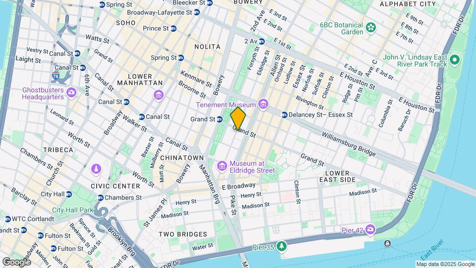 90 Eldridge St Map and Location Details