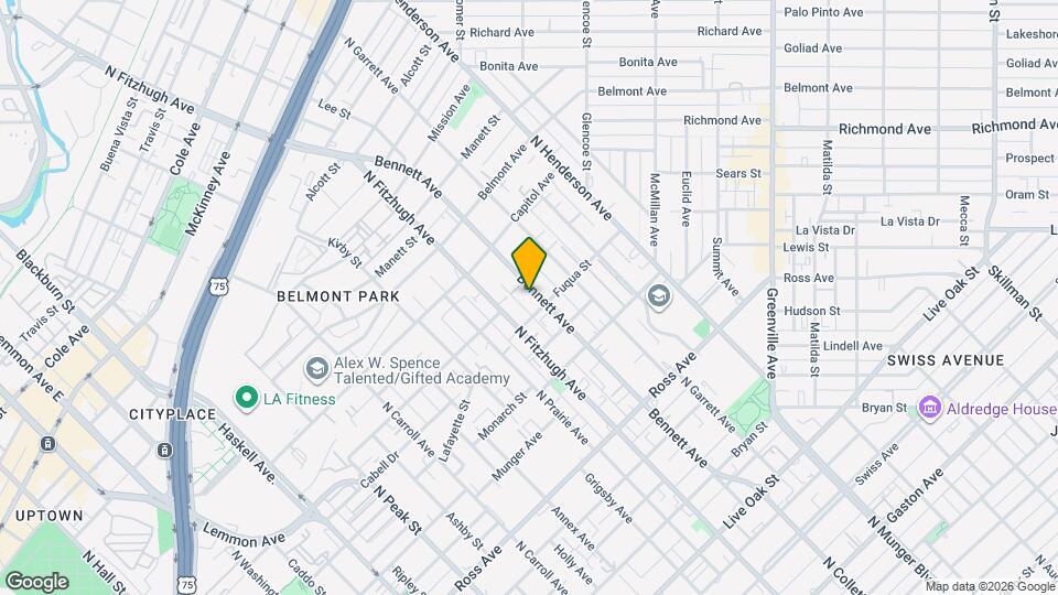 2107 Bennett Ave Map and Location Details