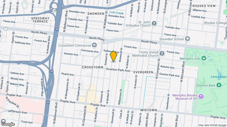 420 N McNeil St Map and Location Details
