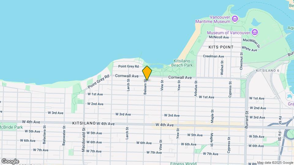 1534 Balsam St Map and Location Details