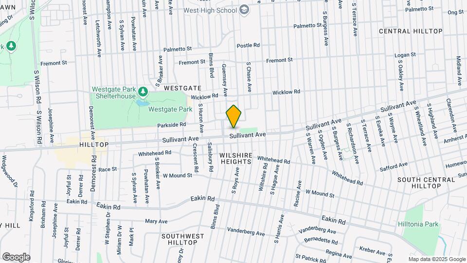 2942 Sullivant Ave Map and Location Details