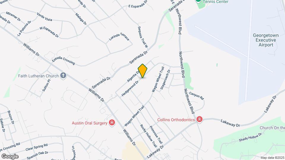 600 Hedgewood Dr Map and Location Details