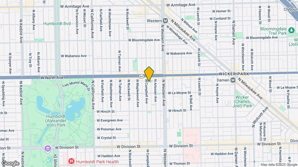1535 N Campbell Ave Mapa y Detalles de la Ubicación