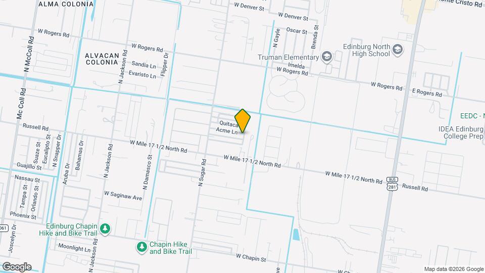 1304 Acme Ln Map and Location Details