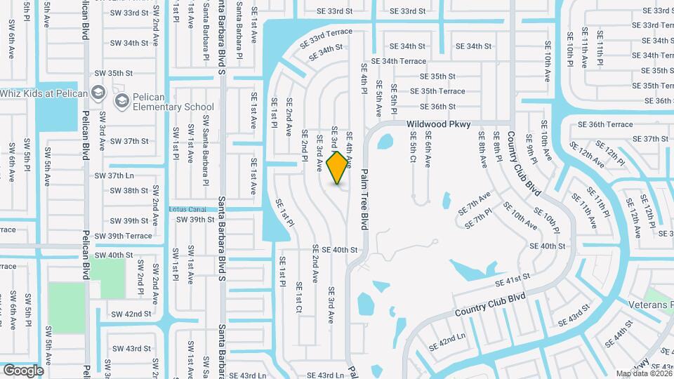 3814 SE 3rd Pl Map and Location Details