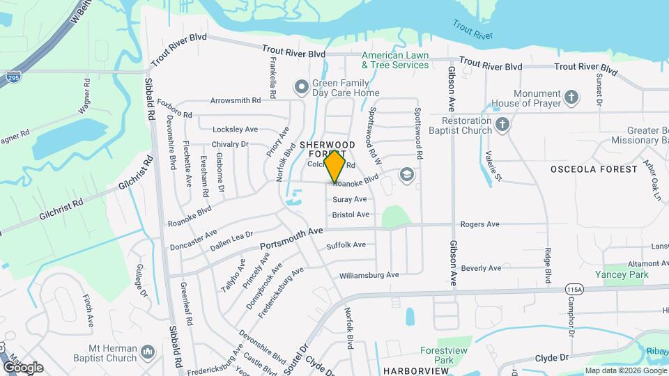 4662 Roanoke Blvd Mapa y Detalles de la Ubicación