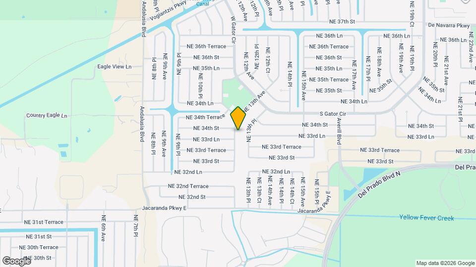 3339 NE 13th Ave Map and Location Details