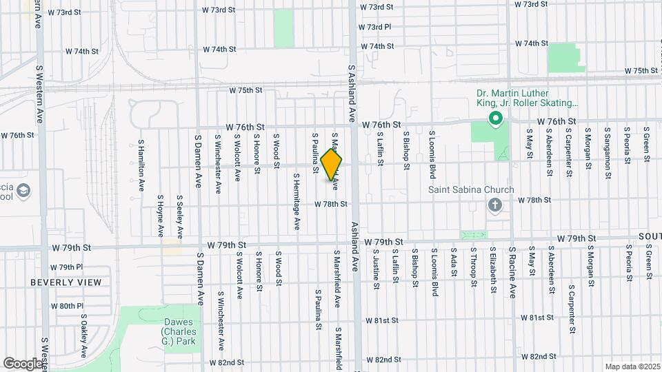 7730 S Marshfield Ave Map and Location Details