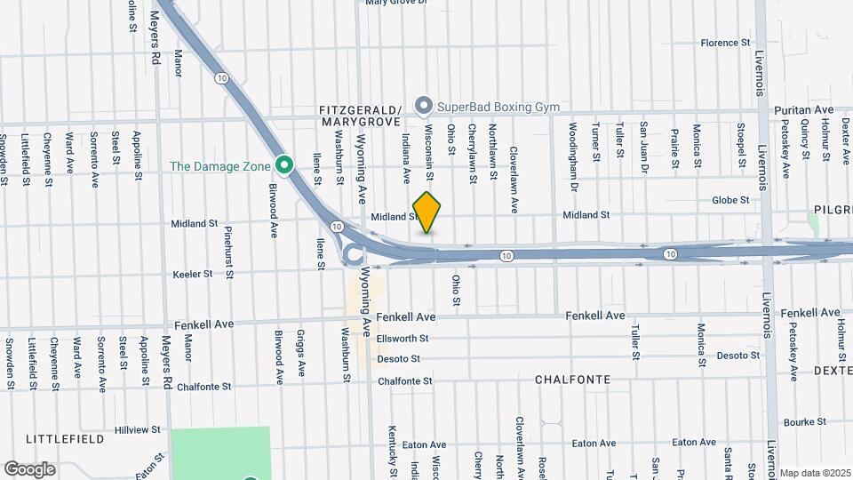 15465 Wisconsin St Map and Location Details