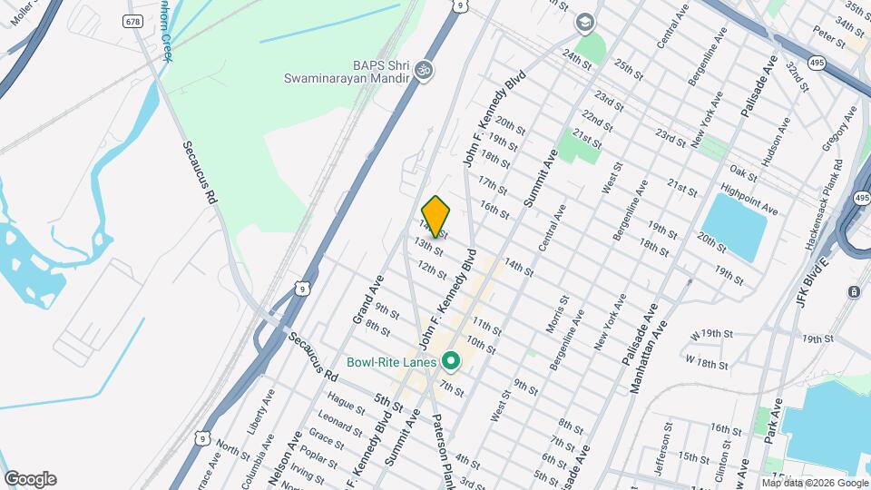 1218 13th St Map and Location Details