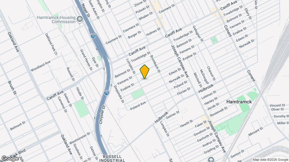 2234 Evaline St Map and Location Details