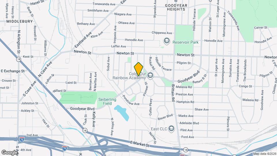 1395 Goodyear Blvd Map and Location Details