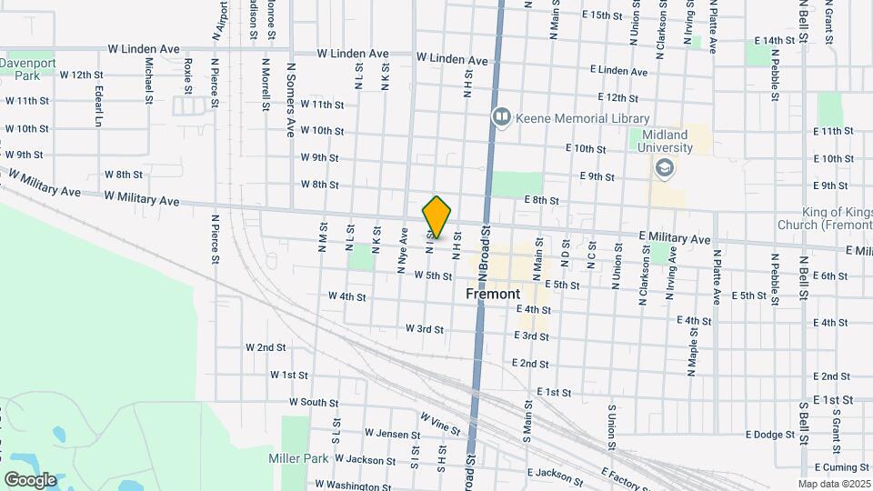 316 W 6th St Map and Location Details