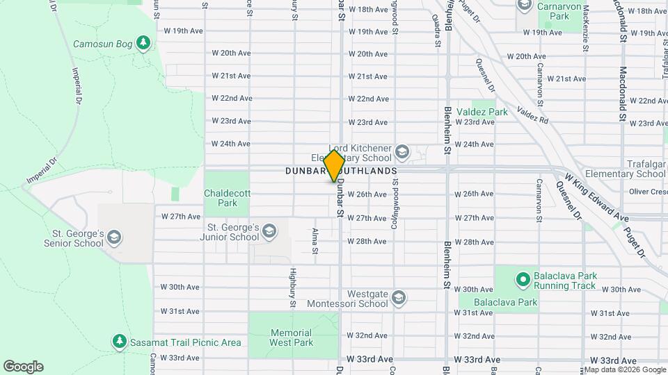 3621 W 26th Ave, Unit 303 Map and Location Details
