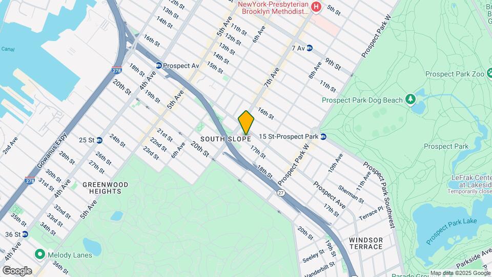 393B 17th St Map and Location Details