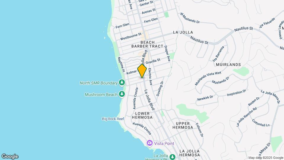 6504 La Jolla Blvd Map and Location Details