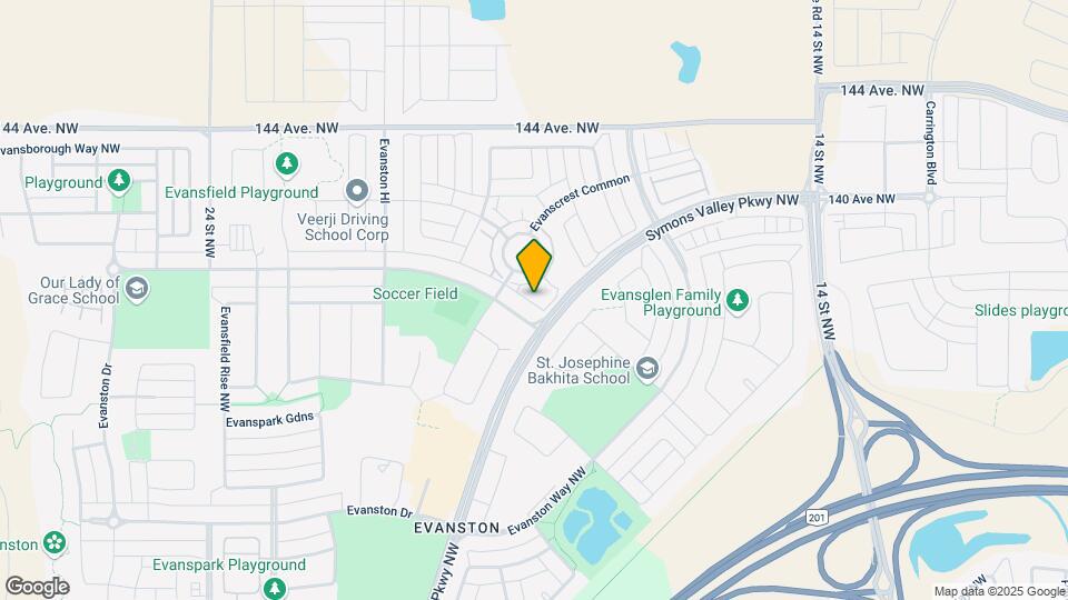 1205 Evanston Dr NW Map and Location Details
