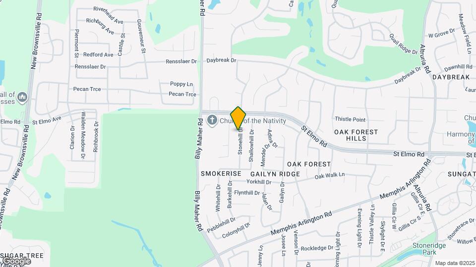 3817 Stonehill Dr Map and Location Details