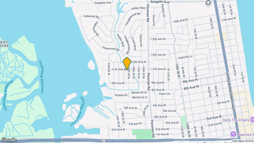 1170 19th St N Map and Location Details