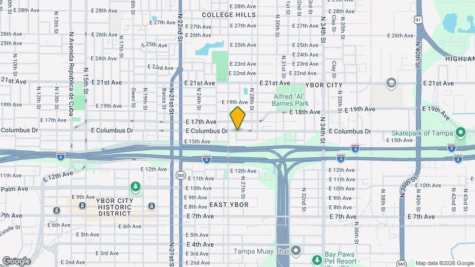 2701 E Columbus Dr Map and Location Details