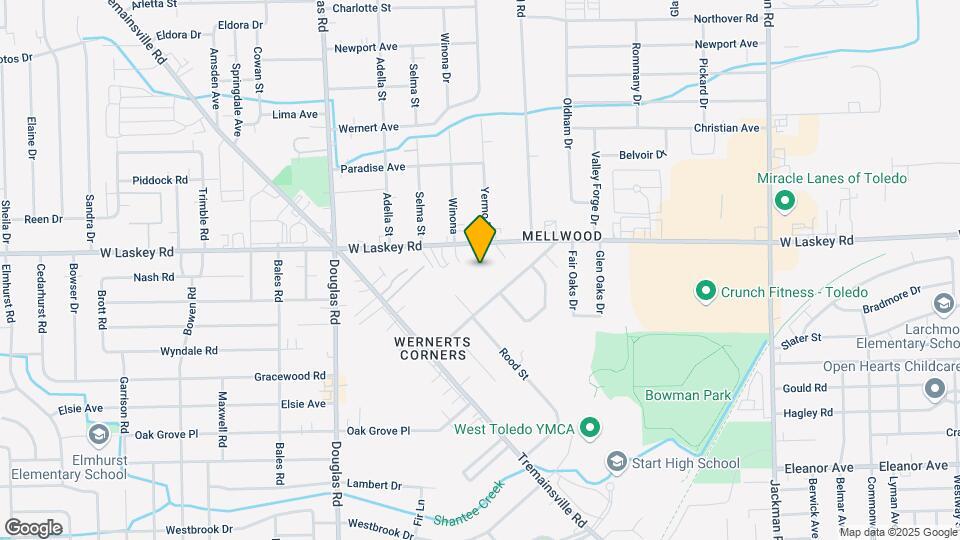 2241 W Laskey Rd Mapa y Detalles de la Ubicación