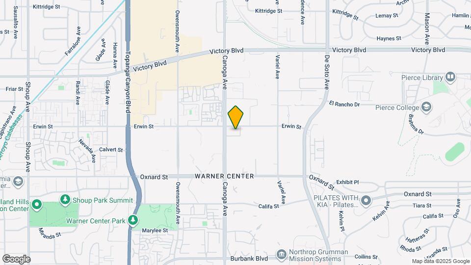 The Pointe at Warner Center Map and Location Details