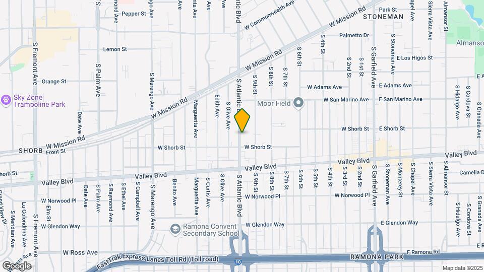 1104 S Atlantic Blvd Mapa y Detalles de la Ubicación