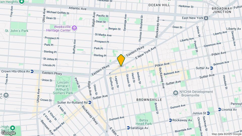 1354 New York Ave Map and Location Details