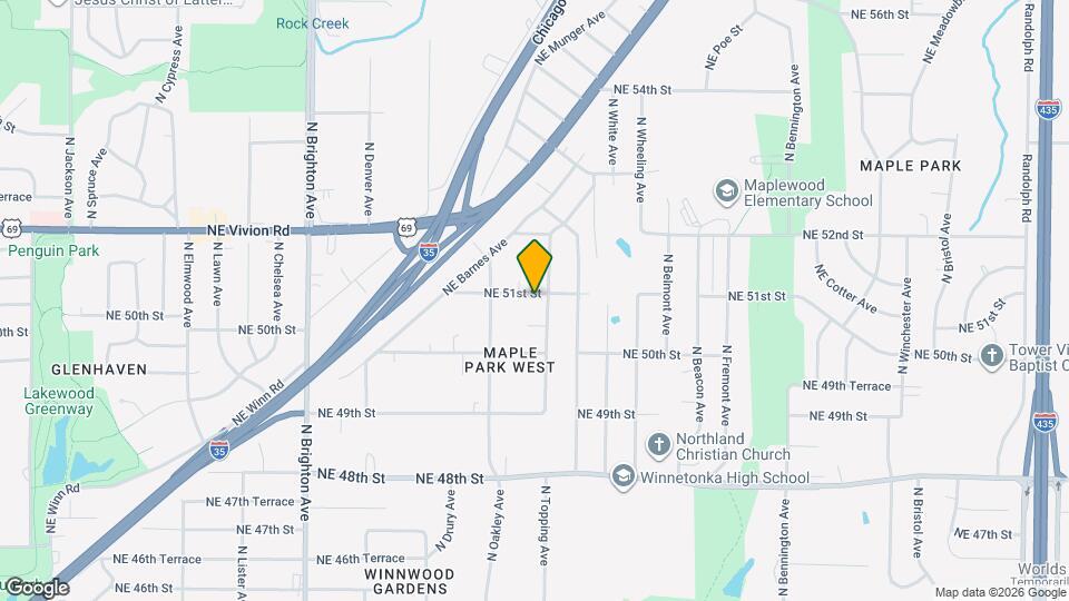 5707-5709 NE 51st St Map and Location Details