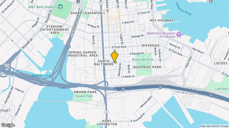 1702 Patapsco St Map and Location Details