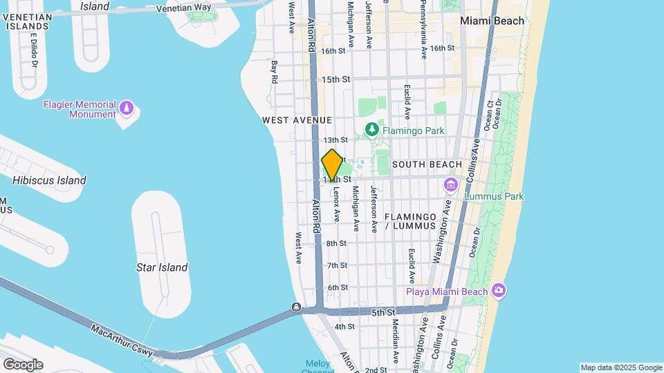 1040 Lenox Ave Map and Location Details