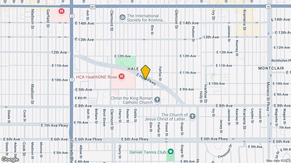 936 Eudora St. Map and Location Details