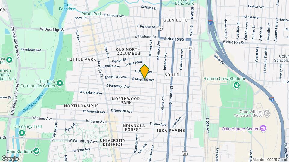 223 E Maynard Ave Map and Location Details