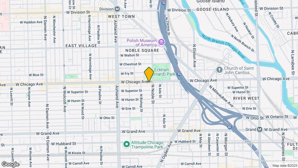 1411 W Chicago Ave, Unit 1411 W Chicago Ave Map and Location Details