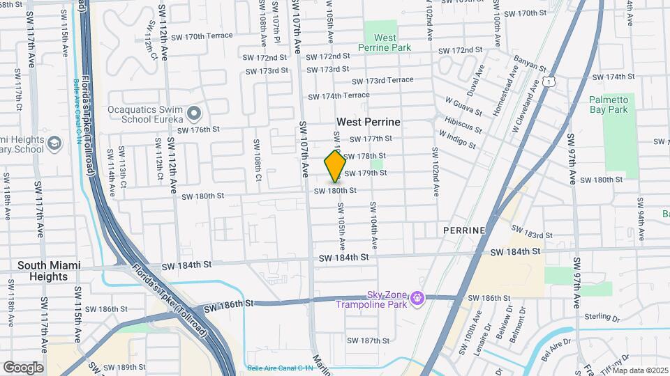 17984 SW 105th Ave Map and Location Details