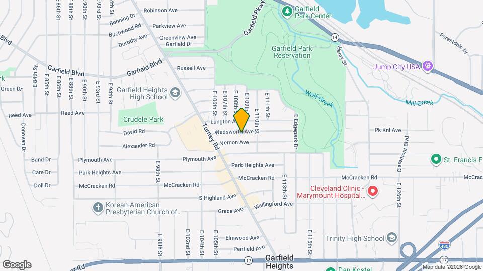 10806 Wadsworth Ave Map and Location Details