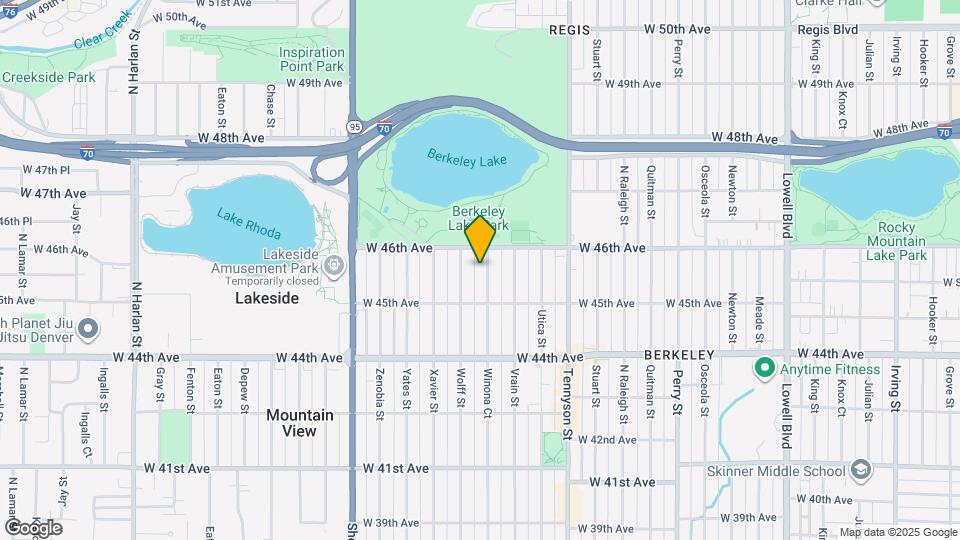 4563 Winona Ct Map and Location Details