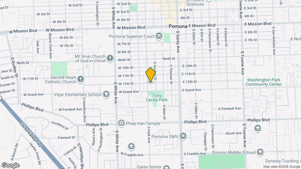 470 W 12th St Map and Location Details