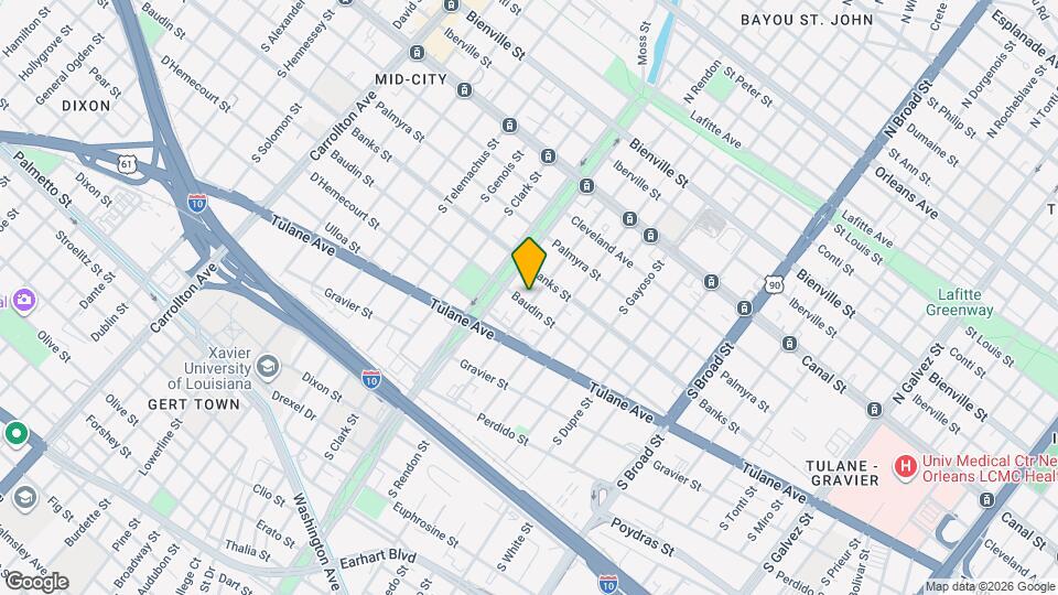 3307 Baudin St Map and Location Details