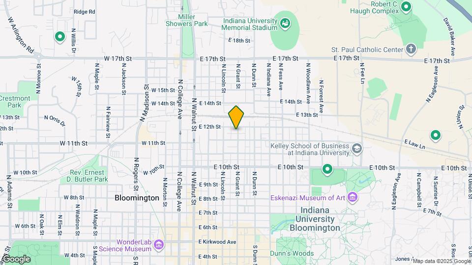 815 N Grant St Map and Location Details