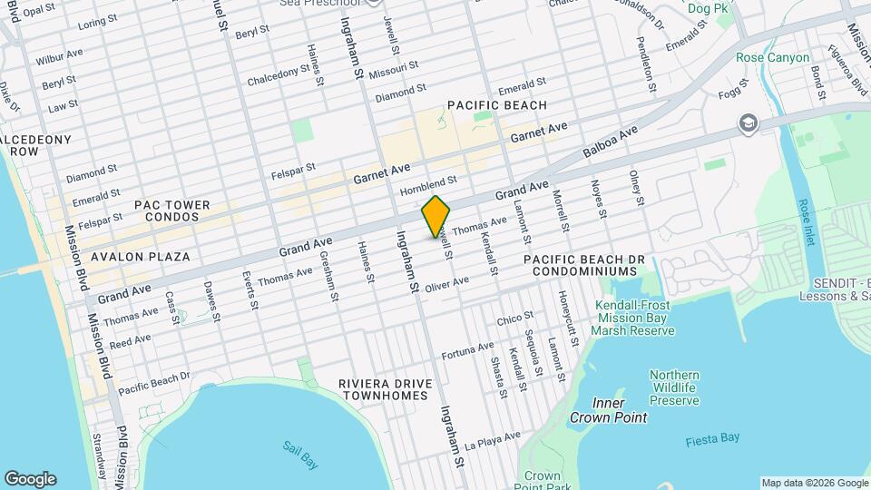 1661 Thomas Ave Map and Location Details