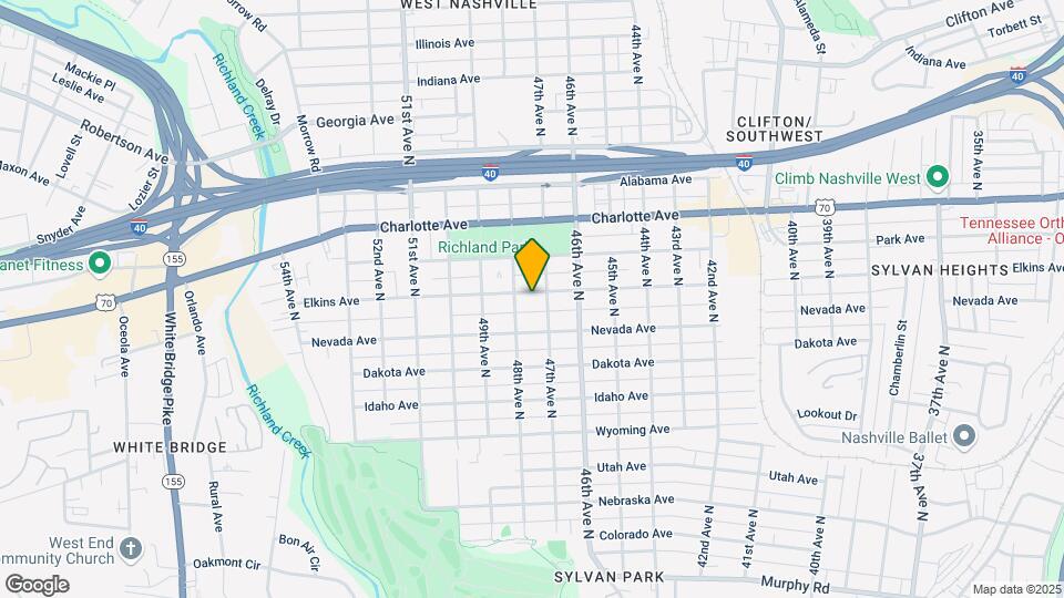 4707 Elkins Ave Mapa y Detalles de la Ubicación