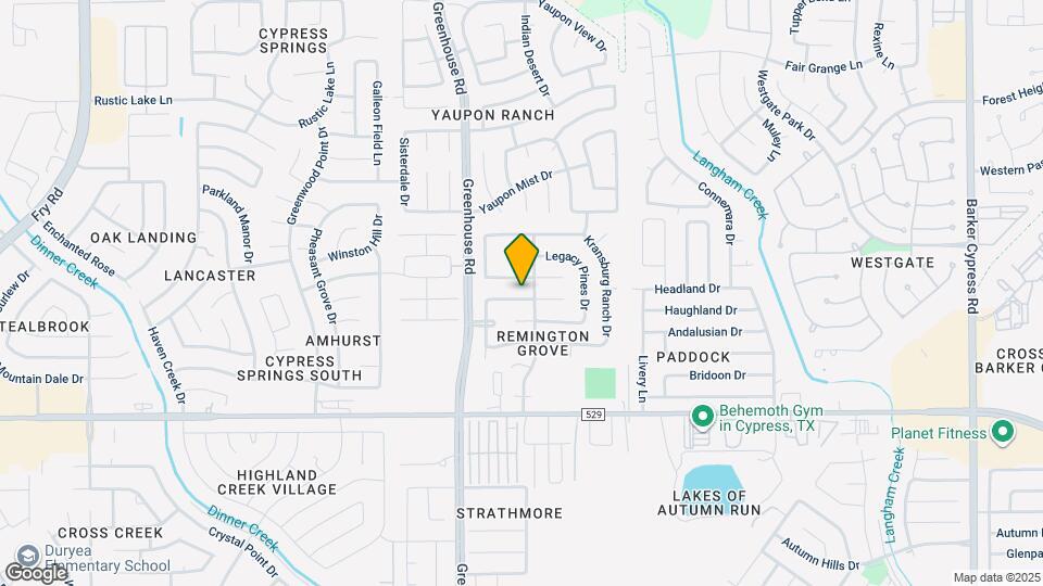 19114 Yellow Thrush Dr Map and Location Details